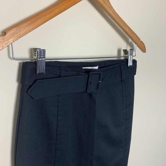 Prada black pencil skirt with belt, XS 38. - Picture 7 of 9